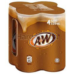 A&W Sarsaparilla 4x320ml A&W Sarsaparilla 4x320ml