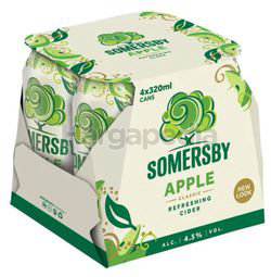 Somersby Apple Cider Can 4x320ml Somersby Apple Cider Can 4x320ml