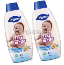 Drypers Baby Talcum 2x500gm Drypers Baby Talcum 2x500gm