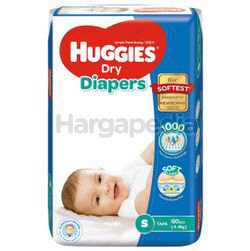 Huggies Dry Tape Baby Diaper S60 Huggies Dry Tape Baby Diaper S60