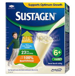 Sustagen School 6+ Milk Powder Vanilla 600gm Sustagen School 6+ Milk Powder Vanilla 600gm