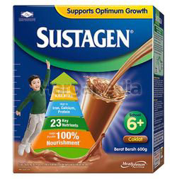 Sustagen School 6+ Milk Powder Chocolate 600gm Sustagen School 6+ Milk Powder Chocolate 600gm