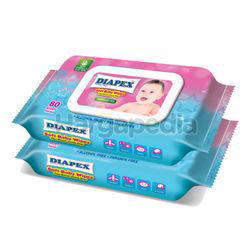 Diapex Soft Baby Wipes 2x80s Diapex Soft Baby Wipes 2x80s