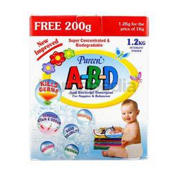 Pureen A-B-D Detergent Powder 1kg extra 200gm Pureen A-B-D Detergent Powder 1kg extra 200gm