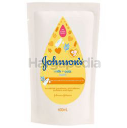 Johnson's Baby Bath Milk+Oats Refill 600ml Johnson's Baby Bath Milk+Oats Refill 600ml