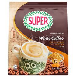 Super 3in1 Charcoal Roasted White Coffee Brown Sugar 15x36gm Super 3in1 Charcoal Roasted White Coffee Brown Sugar 15x36gm