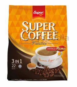 Super Coffee 3in1 Brown Sugar 22x22gm Super Coffee 3in1 Brown Sugar 22x22gm