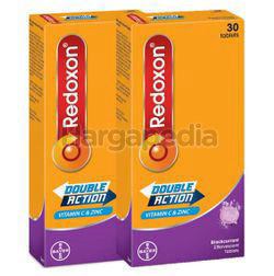Redoxon Double Action Vitamin C & Zinc Effervescent Blackcurrant 2x30s Redoxon Double Action Vitamin C & Zinc Effervescent Blackcurrant 2x30s