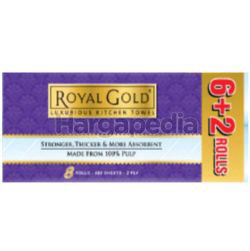Royal Gold Kitchen Towel 6s+2s Royal Gold Kitchen Towel 6s+2s