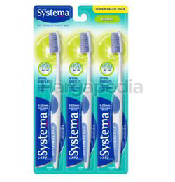 Systema Spiral Toothbrush 2s+1s Systema Spiral Toothbrush 2s+1s