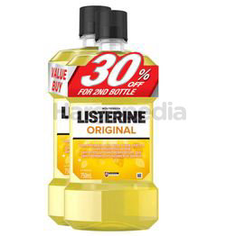 Listerine Original Mouth Rinse 2x750ml Listerine Original Mouth Rinse 2x750ml