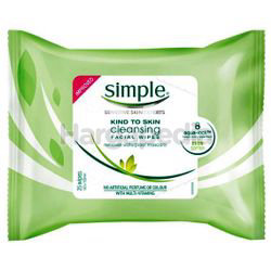 Simple Cleansing Facial Wipes 25s Simple Cleansing Facial Wipes 25s
