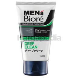 Biore Men's Double Scrub Deep Clean Facial Foam 100gm Biore Men's Double Scrub Deep Clean Facial Foam 100gm