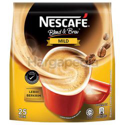 Nescafe 3in1 Blend & Brew Mild 25x19gm Nescafe 3in1 Blend & Brew Mild 25x19gm