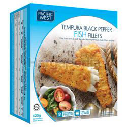 Pacific West Tempura Black Pepper Fish Fillets 425gm Pacific West Tempura Black Pepper Fish Fillets 425gm