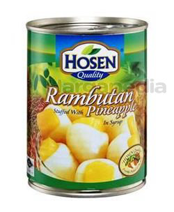 Hosen Rambutan Pineapple in Syrup 565gm Hosen Rambutan Pineapple in Syrup 565gm