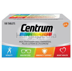 Centrum Silver Multivitamin & Mineral + Lutein & Lycopene 100s Centrum Silver Multivitamin & Mineral + Lutein & Lycopene 100s