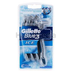 Gillette Blue 3 Ice Disposable Razor 4s Gillette Blue 3 Ice Disposable Razor 4s