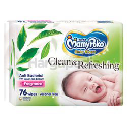 Mamy Poko Baby Wipes Anti Bacterial with Fragrance 76s Mamy Poko Baby Wipes Anti Bacterial with Fragrance 76s