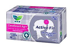 Laurier Active Fit Deodorant Ag+ Pantyliner 36s Laurier Active Fit Deodorant Ag+ Pantyliner 36s