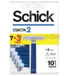 Schick Exacta 2 Regular Disposable Razor 10s Schick Exacta 2 Regular Disposable Razor 10s