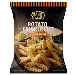 Saudi Gold French Fries Crinkle Cut 1kg Saudi Gold French Fries Crinkle Cut 1kg