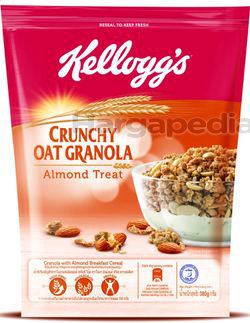 Kellogg's Crunchy Oat Granola Almond Treat 380gm Kellogg's Crunchy Oat Granola Almond Treat 380gm