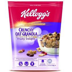 Kellogg's Crunchy Oat Granola Fruity Delight 380gm Kellogg's Crunchy Oat Granola Fruity Delight 380gm
