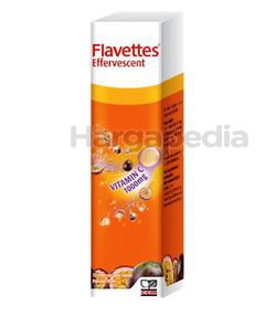 Flavettes Effervescent 1000mg Passion Fruits 15s Flavettes Effervescent 1000mg Passion Fruits 15s
