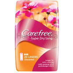 Carefree Super Dry Long Unscented Pantyliner 20s Carefree Super Dry Long Unscented Pantyliner 20s