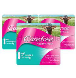 Carefree Healthy Fresh Pantyliner 3x40s Carefree Healthy Fresh Pantyliner 3x40s