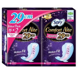 Sofy Body Fit Comfort Night Wing 29cm 2x16s Sofy Body Fit Comfort Night Wing 29cm 2x16s