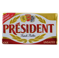President Unsalted Butter 200gm President Unsalted Butter 200gm