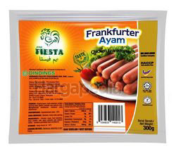Ayam Fiesta Chicken Frankfurter 300gm Ayam Fiesta Chicken Frankfurter 300gm