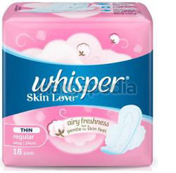 Whisper Skin Love Ultra Slim 24cm Normal/Heavy Day 18s Whisper Skin Love Ultra Slim 24cm Normal/Heavy Day 18s