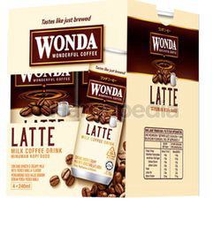 Wonda Premium Coffee Latte 4x240ml Wonda Premium Coffee Latte 4x240ml