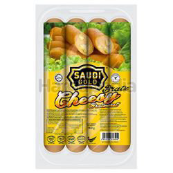 Saudi Gold Cheesy Bratwurst 400gm Saudi Gold Cheesy Bratwurst 400gm