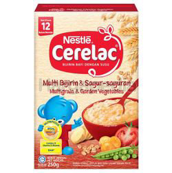 Nestle Cerelac Multi Grain & Garden Vegetables 250gm Nestle Cerelac Multi Grain & Garden Vegetables 250gm