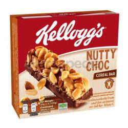 Kellogg's Cereal Bar Nutty Choc 4x30gm Kellogg's Cereal Bar Nutty Choc 4x30gm