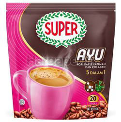 Super AYU 5in1 Kacip Fatimah & Collagen Coffee 20x22gm Super AYU 5in1 Kacip Fatimah & Collagen Coffee 20x22gm