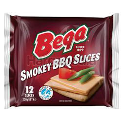 Bega Smokey BBQ Cheese Slices 200gm Bega Smokey BBQ Cheese Slices 200gm