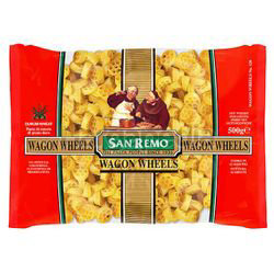 San Remo Pasta No26 Wagon Wheels 500gm San Remo Pasta No26 Wagon Wheels 500gm