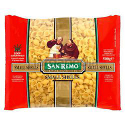 San Remo Pasta No28 Small Shells 500gm San Remo Pasta No28 Small Shells 500gm