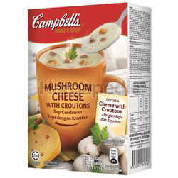 Campbell's Instant Soup Mushroom Cheese with Croutons 3x21gm Campbell's Instant Soup Mushroom Cheese with Croutons 3x21gm