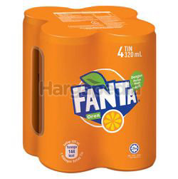 Fanta Can Orange 4x320ml Fanta Can Orange 4x320ml