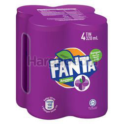 Fanta Can Grape 4x320ml Fanta Can Grape 4x320ml
