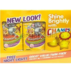 Champs C 100mg Blackcurrant 2x100s Champs C 100mg Blackcurrant 2x100s