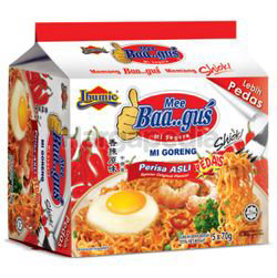 Ibumie Mee Baagus Mi Goreng Lebih Pedas 5x70gm Ibumie Mee Baagus Mi Goreng Lebih Pedas 5x70gm