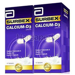 Surbex Calcium D3 2x60s Surbex Calcium D3 2x60s