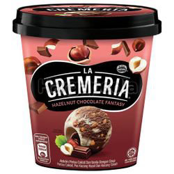 La Cremeria Ice Cream Hazenut Chocolate Fantasy 750ml La Cremeria Ice Cream Hazenut Chocolate Fantasy 750ml
